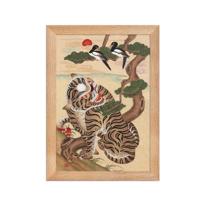 enhanced-matte-paper-framed-poster-_cm_-oak-21x30-cm-Tiger-und-Elster-artlia