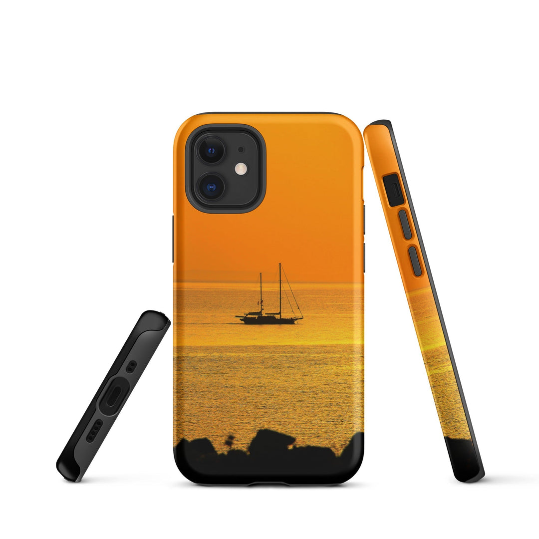 Hardcase iPhone® Handyhülle - a ship on golden sea iPhone 12 mini artlia