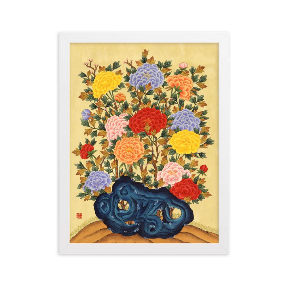 pfingstrosen-poster-im-rahmen-misun-kim-weiss-30x40-cm-artlia-online-art-galeria-36244273201378