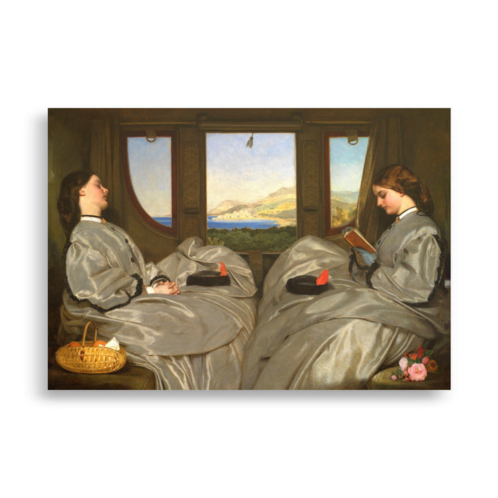 Poster - Augustus Leopold Egg, The Travelling Companions ohne Rahmen / 21×30 cm artlia