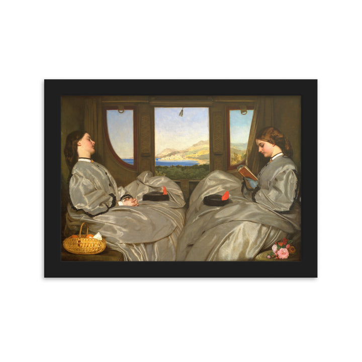 Poster - Augustus Leopold Egg, The Travelling Companions Schwarz / 21×30 cm artlia