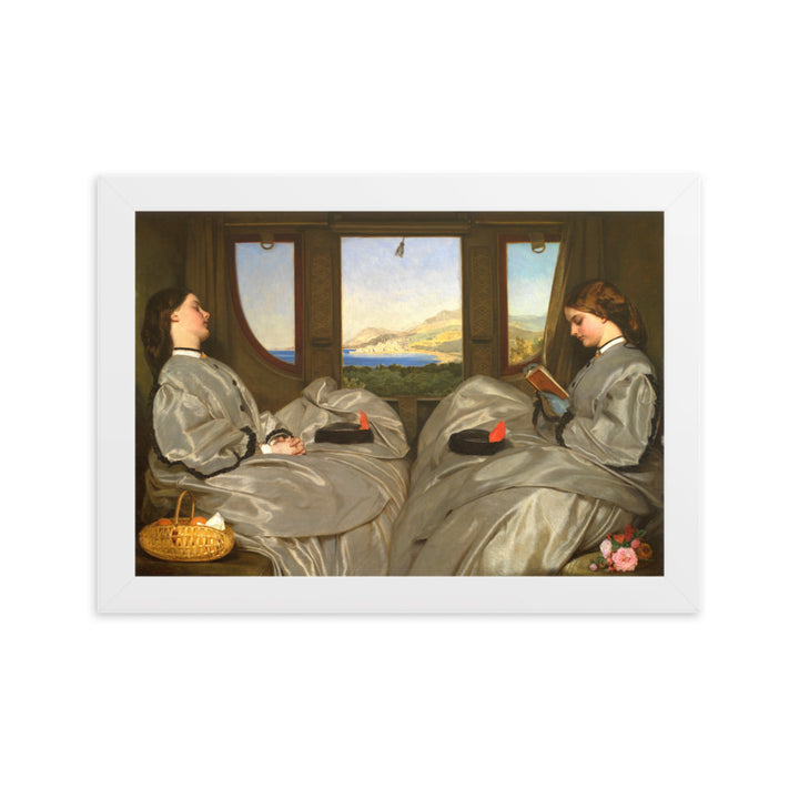 Poster - Augustus Leopold Egg, The Travelling Companions Weiß / 21×30 cm artlia