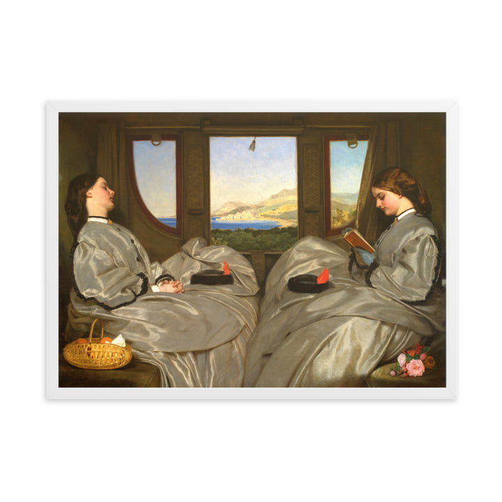 Poster - Augustus Leopold Egg, The Travelling Companions Weiß / 50×70 cm artlia