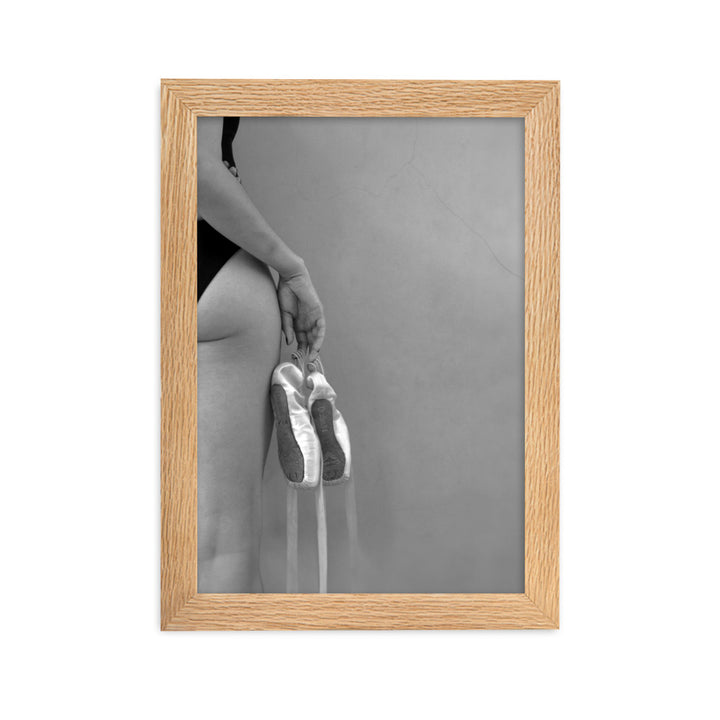 Poster - Ballettschuhe Oak / 21×30 cm artlia
