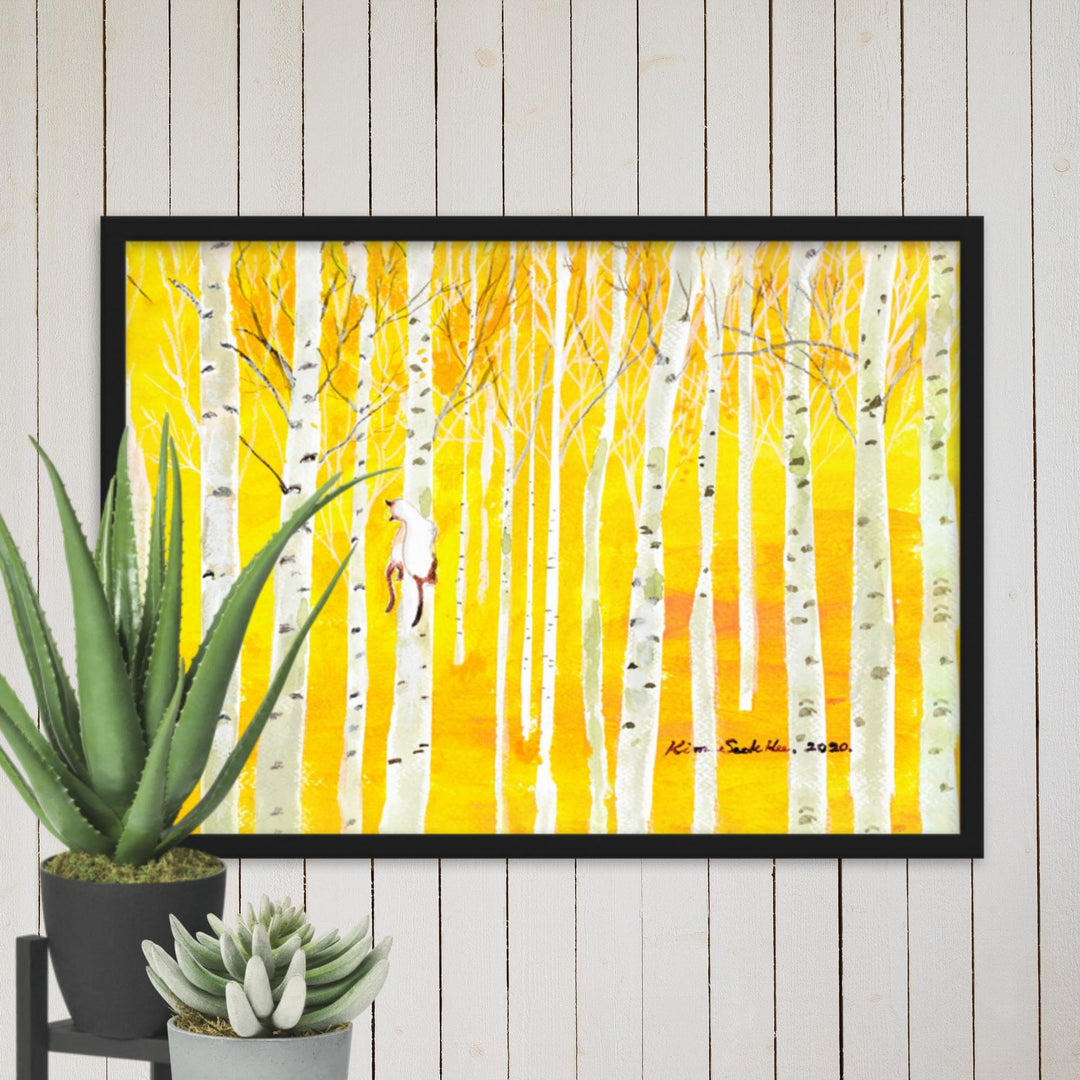 Poster - Birkenwald Birch Forest artlia