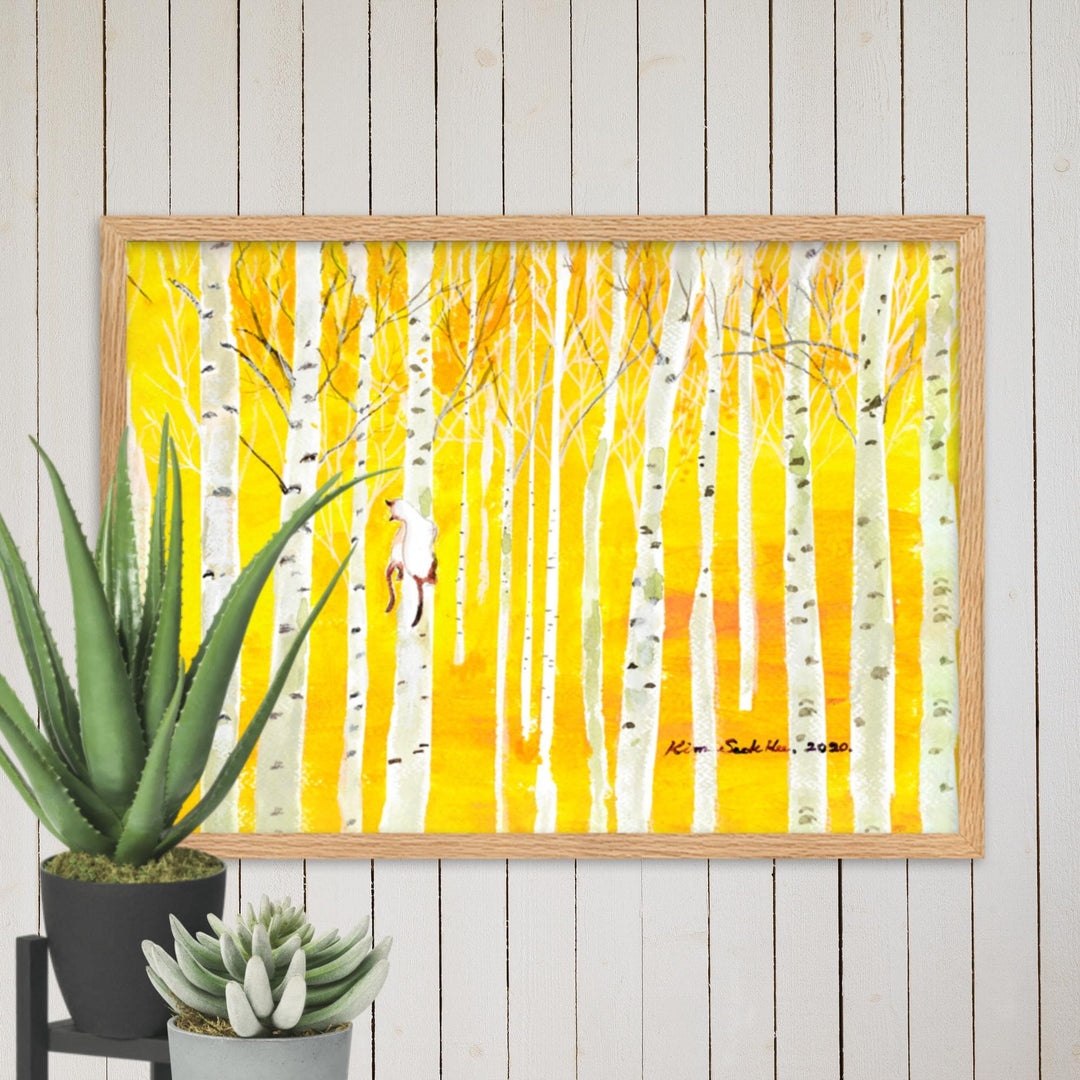 Poster - Birkenwald Birch Forest artlia