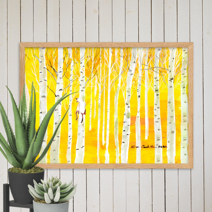 Poster - Birkenwald Birch Forest artlia