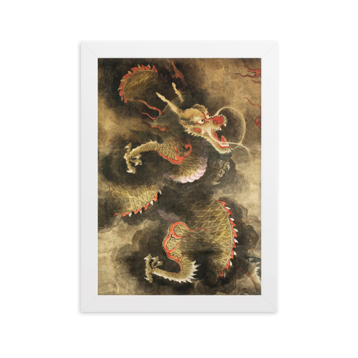 Poster - Der Heilige Blaue Drache Weiß / 21×30 cm artlia