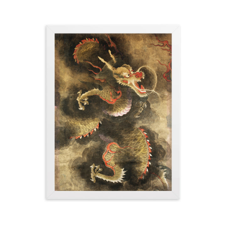Poster - Der Heilige Blaue Drache Weiß / 30×40 cm artlia