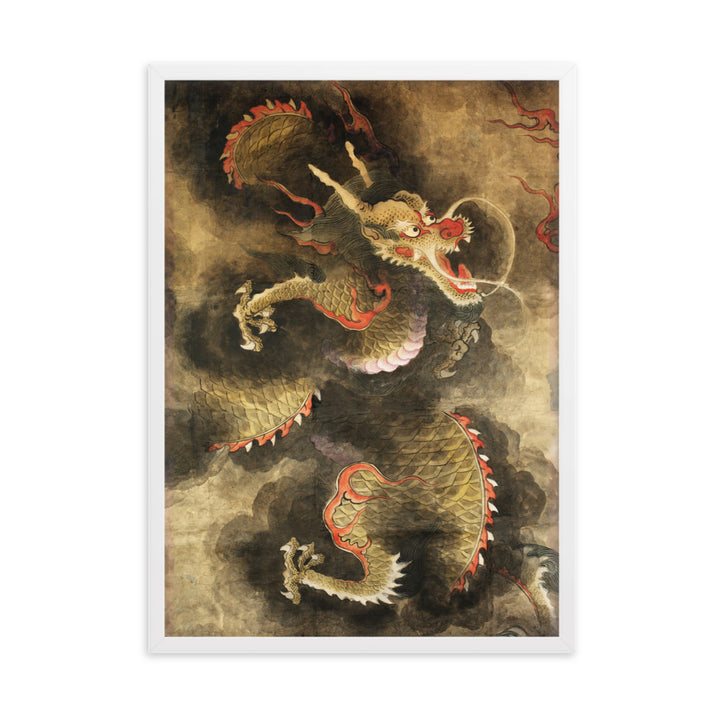 Poster - Der Heilige Blaue Drache Weiß / 50×70 cm artlia
