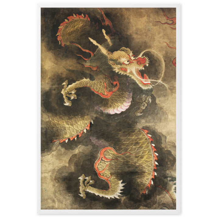 Poster - Der Heilige Blaue Drache Weiß / 61×91 cm artlia