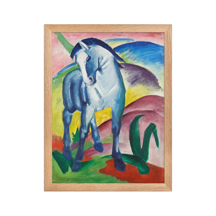 Poster - Franz Marc, Blaues Pferd I Oak / 30×40 cm artlia