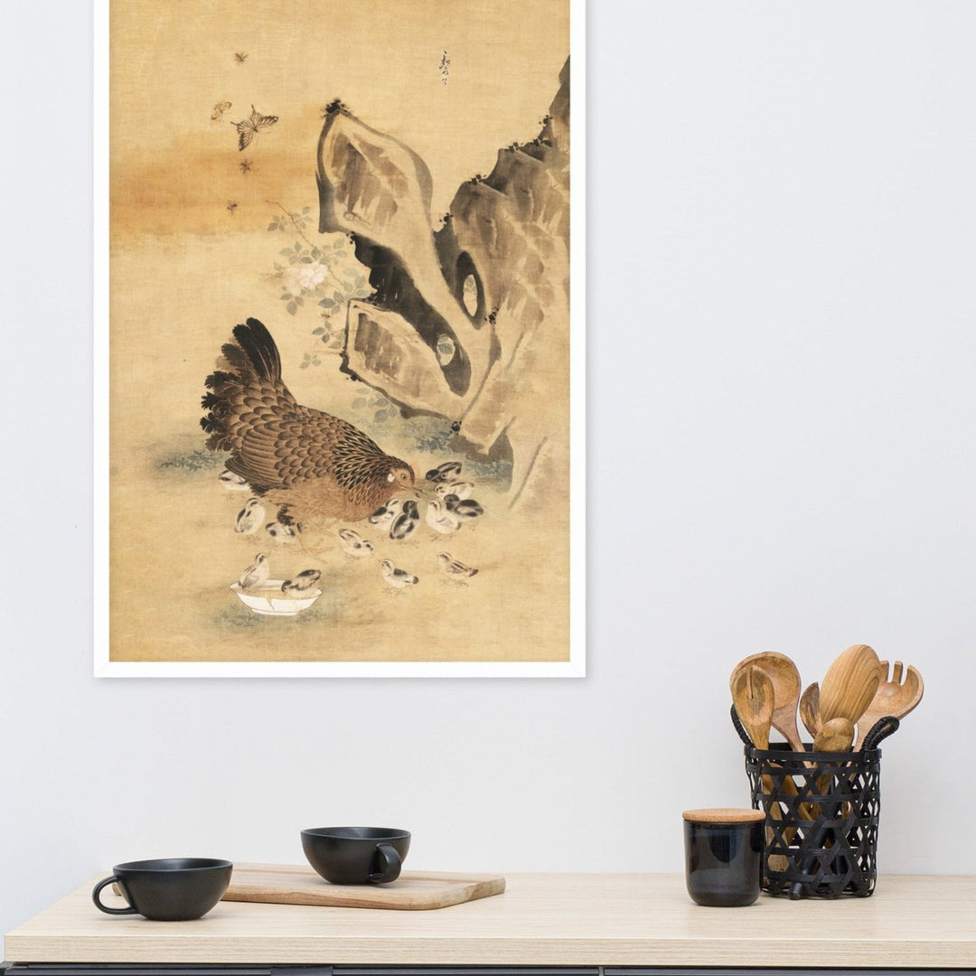 Poster - Henne und Küken, Byeon Sang-byeok artlia