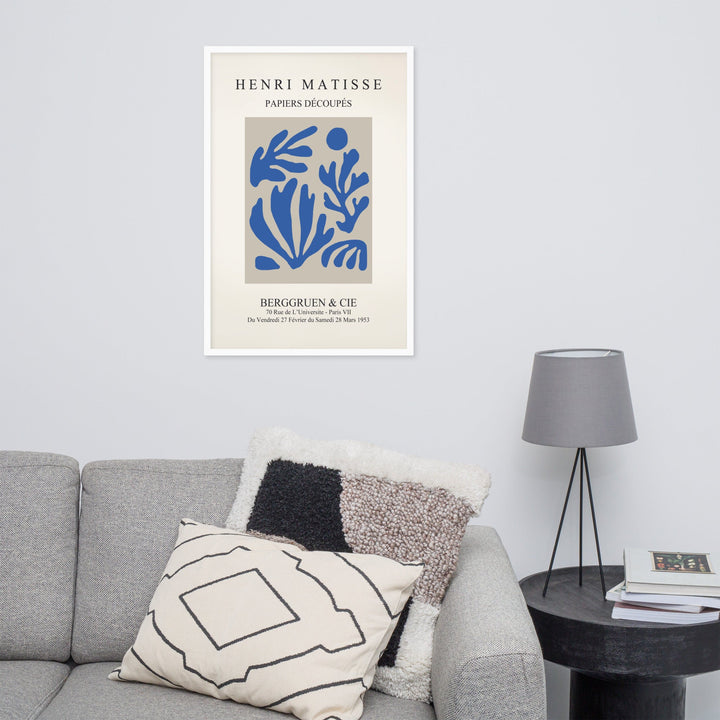 Poster - Henri Matisse, Papier Découpés blauer Garten I artlia