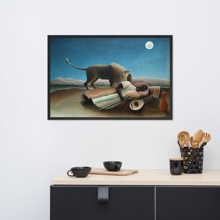 Poster - Henri Rousseau, Die schlafende Zigeunerin artlia
