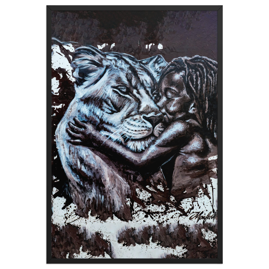 Poster - His Mother, Nokuthula M Mpofu Schwarz / 61×91 cm artlia