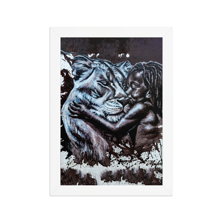 Poster - His Mother, Nokuthula M Mpofu Weiß / 21×30 cm artlia