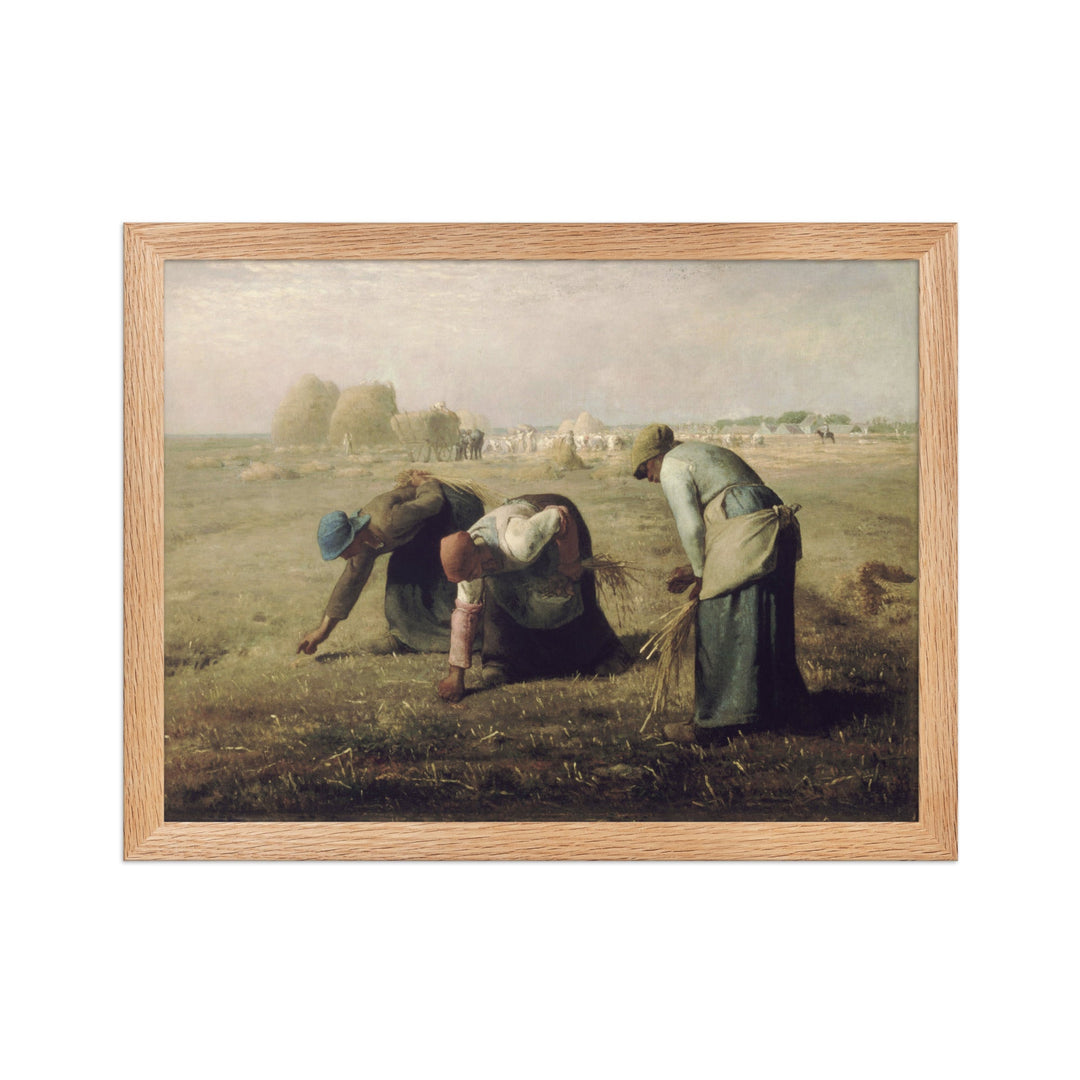 Poster - Jean-François Millet, Die Ährenleserinnen Oak / 30×40 cm artlia