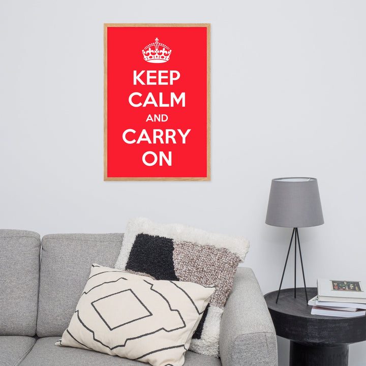 Poster - Keep Calm and Carry on artlia