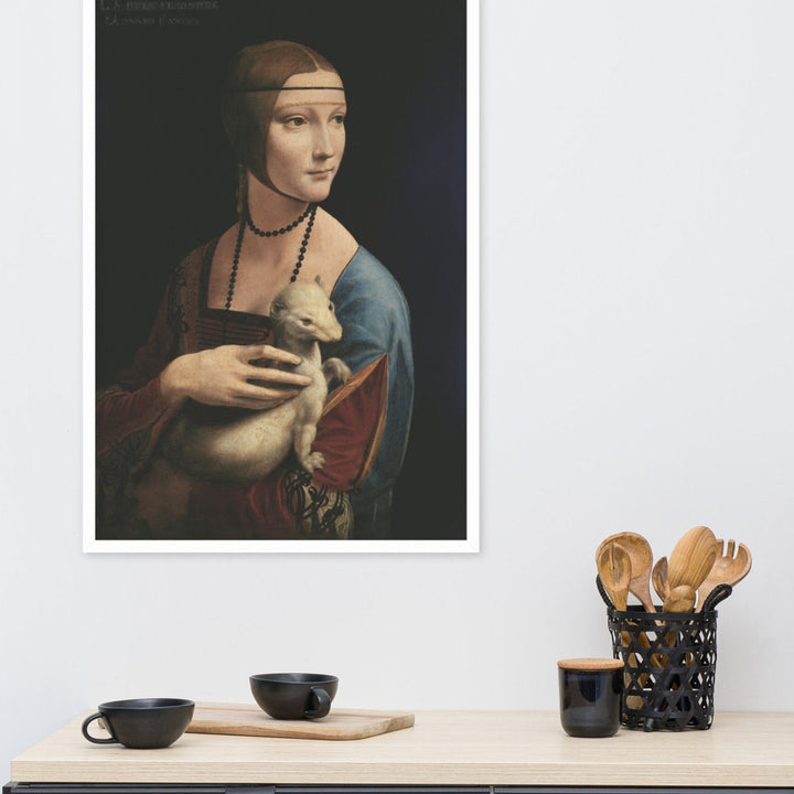 Poster - Leonardo da Vinci, Dame mit dem Hermelin artlia
