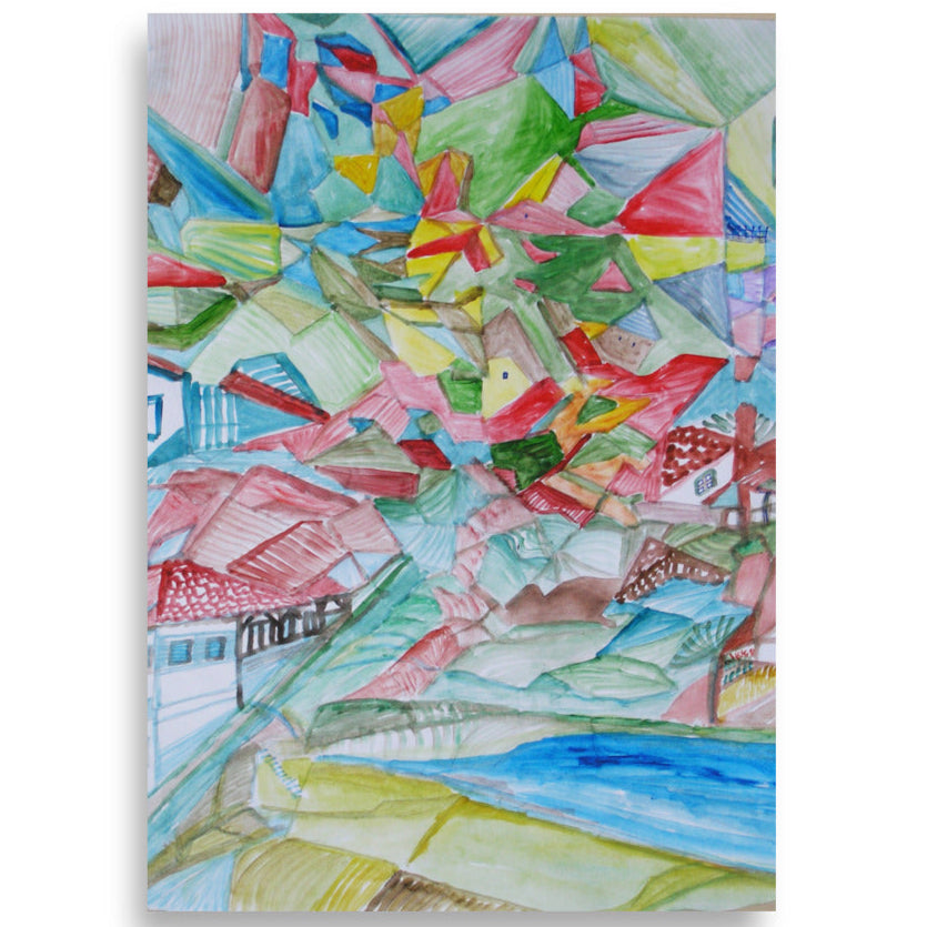 Poster - Lia Broecker-Jakob, Composition 2008-09-22 21×30 cm artlia