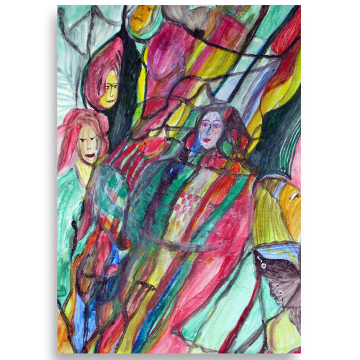 Poster - Lia Broecker-Jakob, Composition Hrvatske zene 21×30 cm artlia