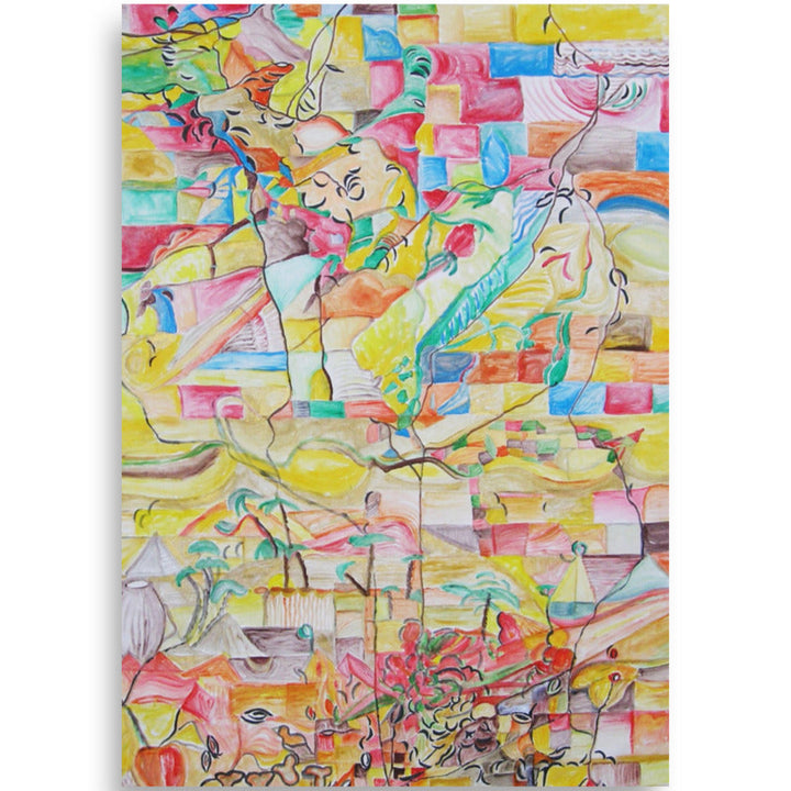 Poster - Lia Broecker-Jakob, Composition Putevima Ehnatona 21×30 cm artlia
