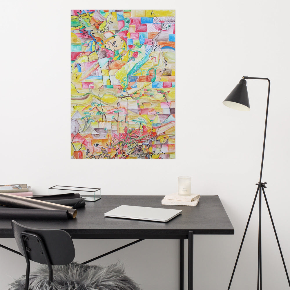 Poster - Lia Broecker-Jakob, Composition Putevima Ehnatona artlia