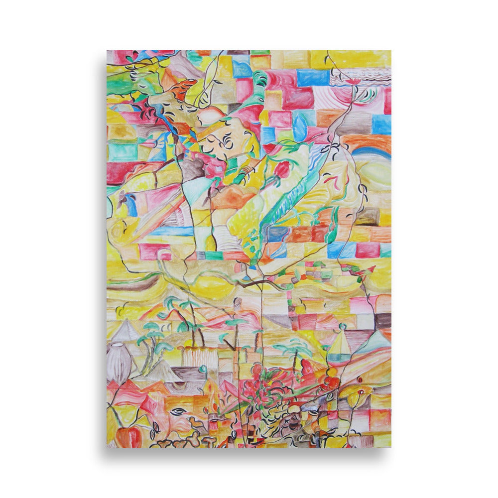 Poster - Lia Broecker-Jakob, Composition Putevima Ehnatona artlia