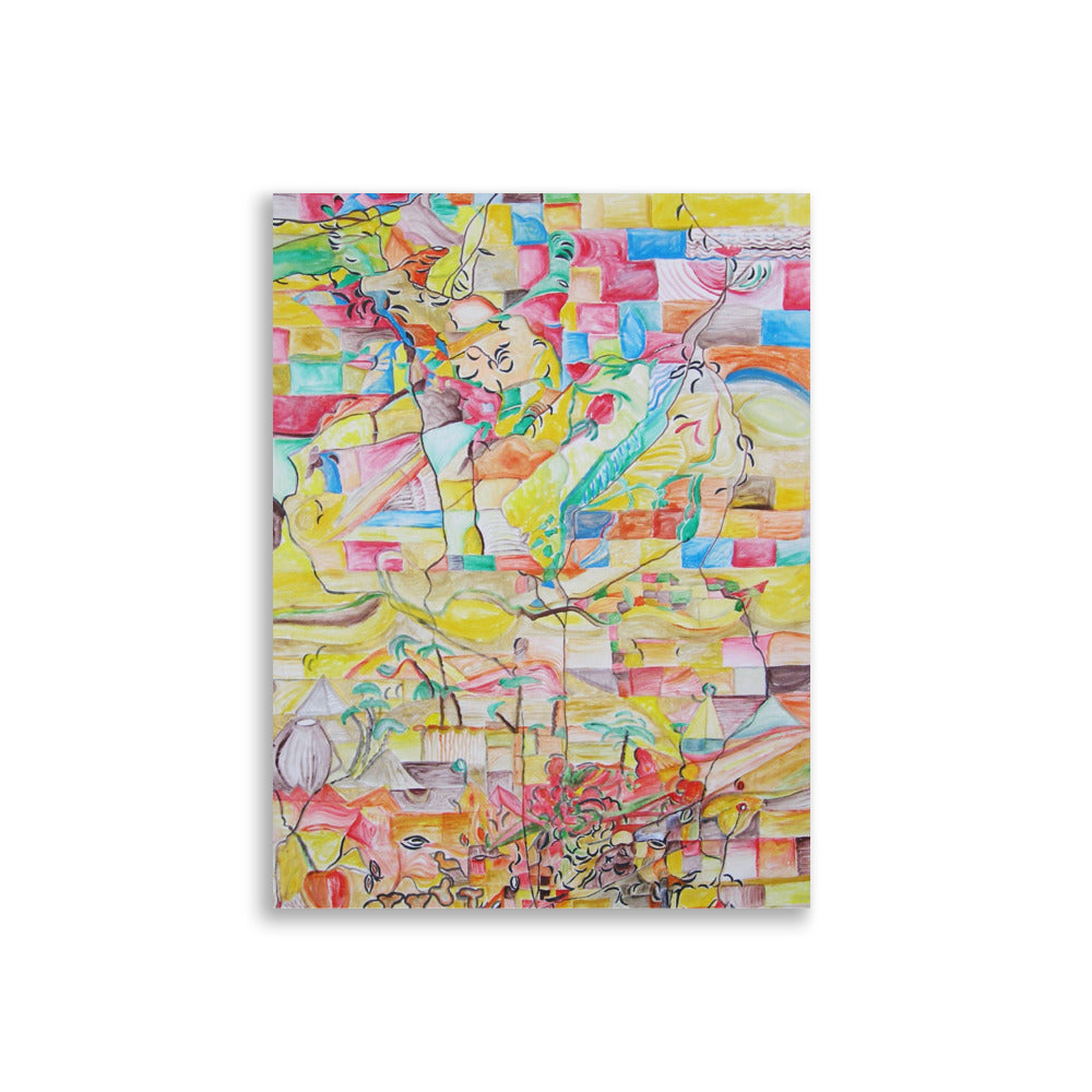 Poster - Lia Broecker-Jakob, Composition Putevima Ehnatona artlia