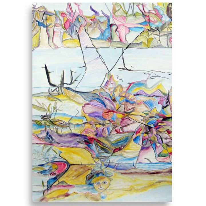 Poster - Lia Broecker-Jakob, Composition Sjeverna zemlja Teutonaca 21×30 cm artlia