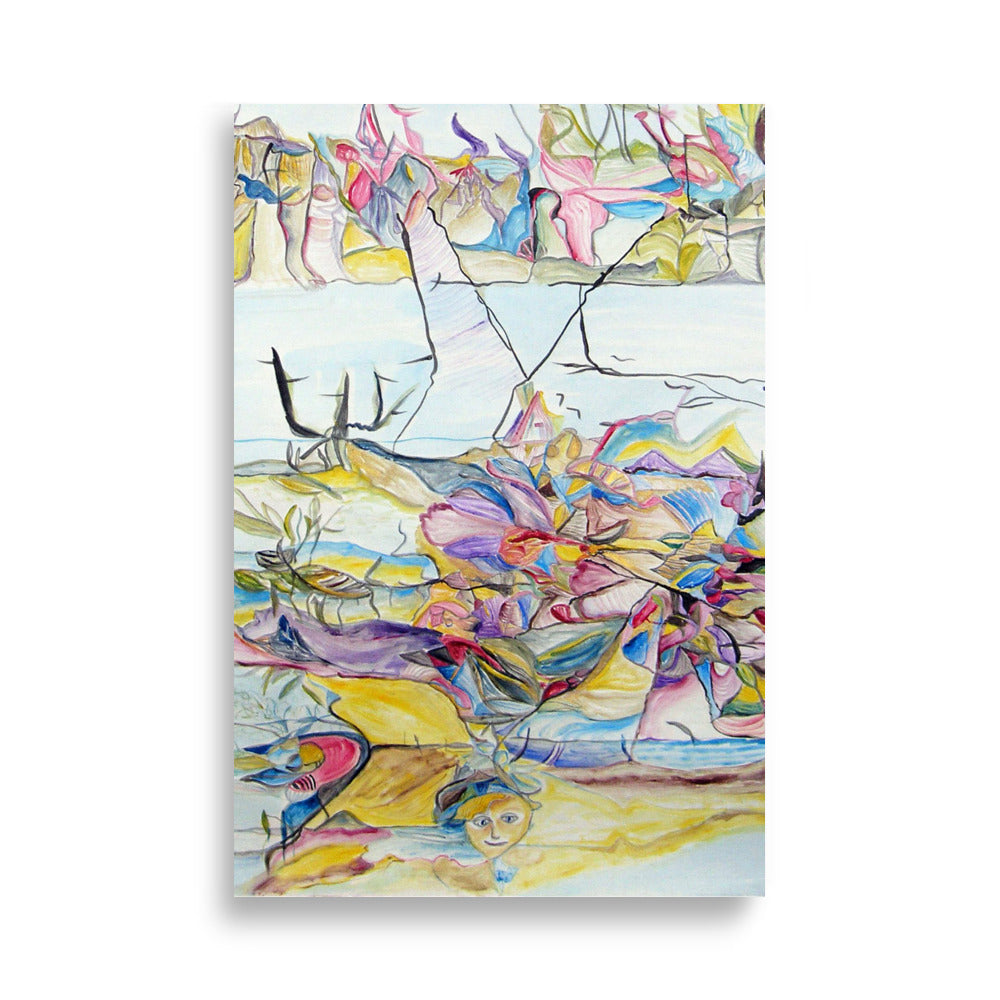 Poster - Lia Broecker-Jakob, Composition Sjeverna zemlja Teutonaca artlia