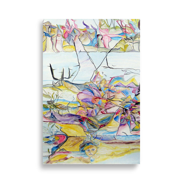 Poster - Lia Broecker-Jakob, Composition Sjeverna zemlja Teutonaca artlia