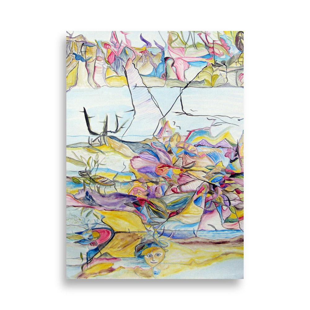 Poster - Lia Broecker-Jakob, Composition Sjeverna zemlja Teutonaca artlia