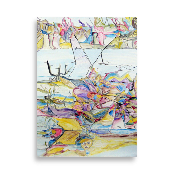 Poster - Lia Broecker-Jakob, Composition Sjeverna zemlja Teutonaca artlia