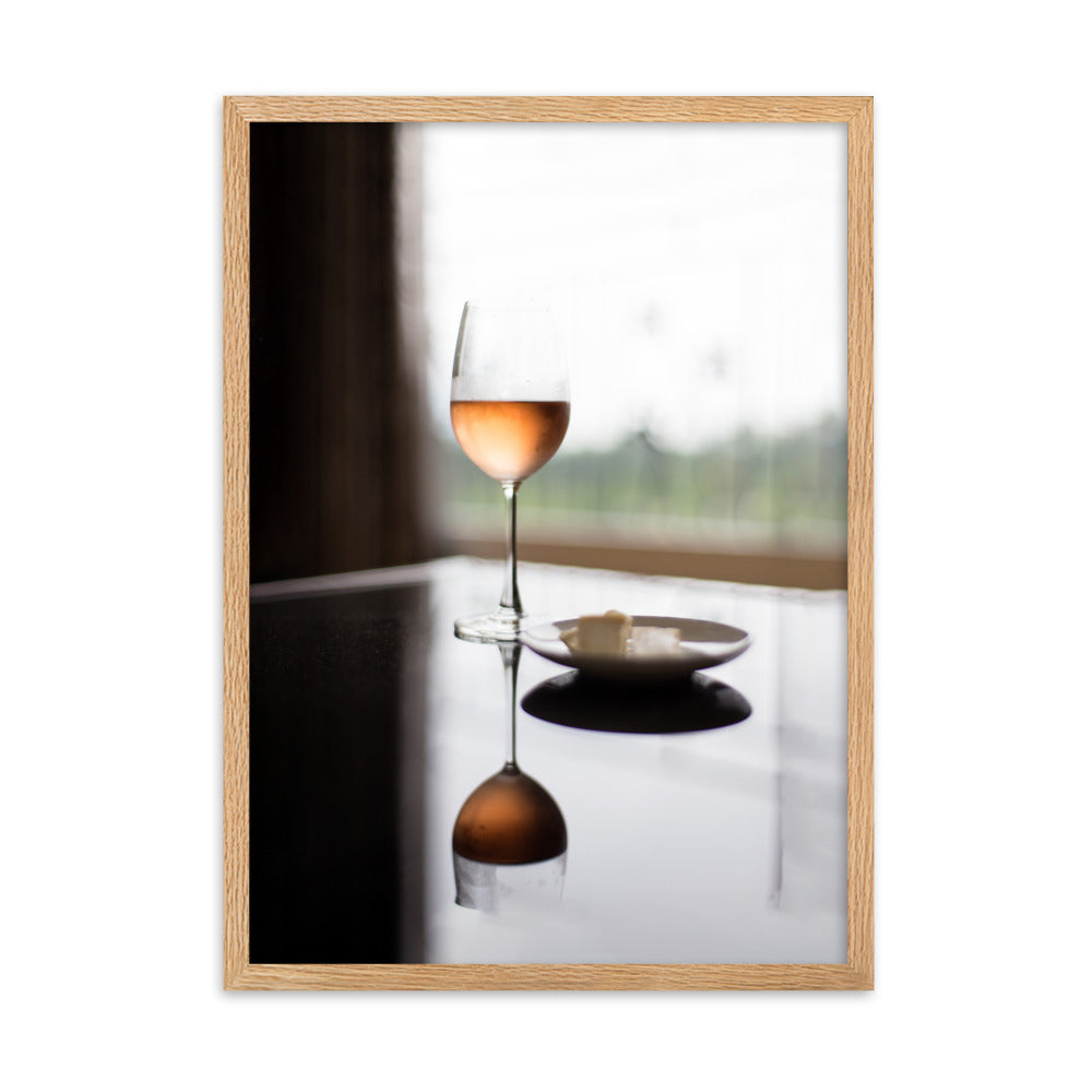 Poster mit Rahmen - Time for yourself Oak / 50×70 cm artlia