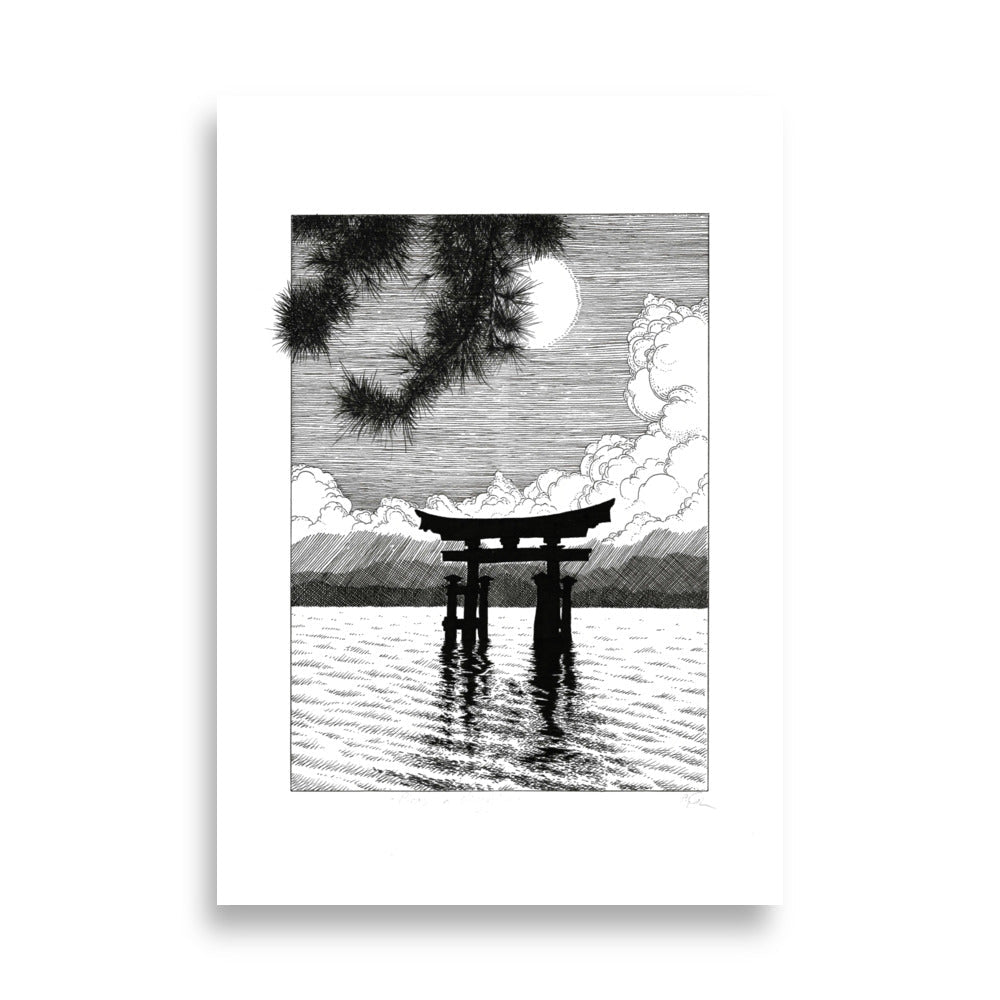 Poster - Miyajima 21×30 cm artlia