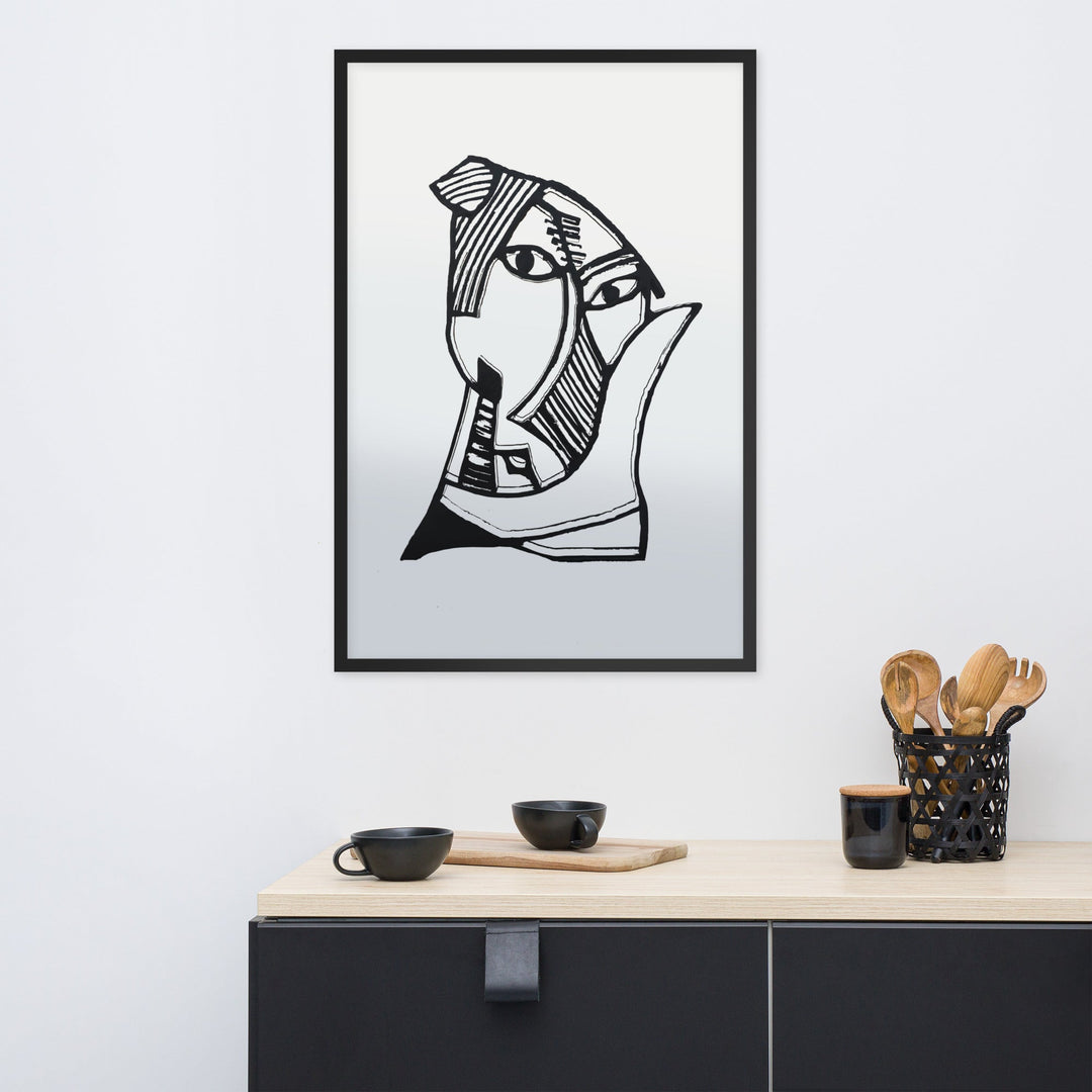 Poster - Pablo Picasso, Les Demoiselles d’Avignon grey artlia