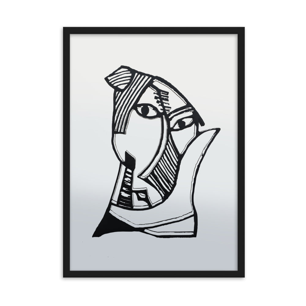 Poster - Pablo Picasso, Les Demoiselles d’Avignon grey Schwarz / 50×70 cm artlia