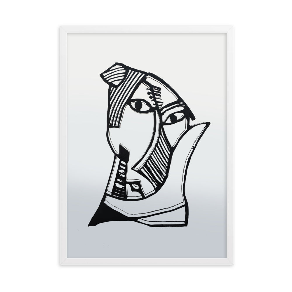 Poster - Pablo Picasso, Les Demoiselles d’Avignon grey Weiß / 50×70 cm artlia