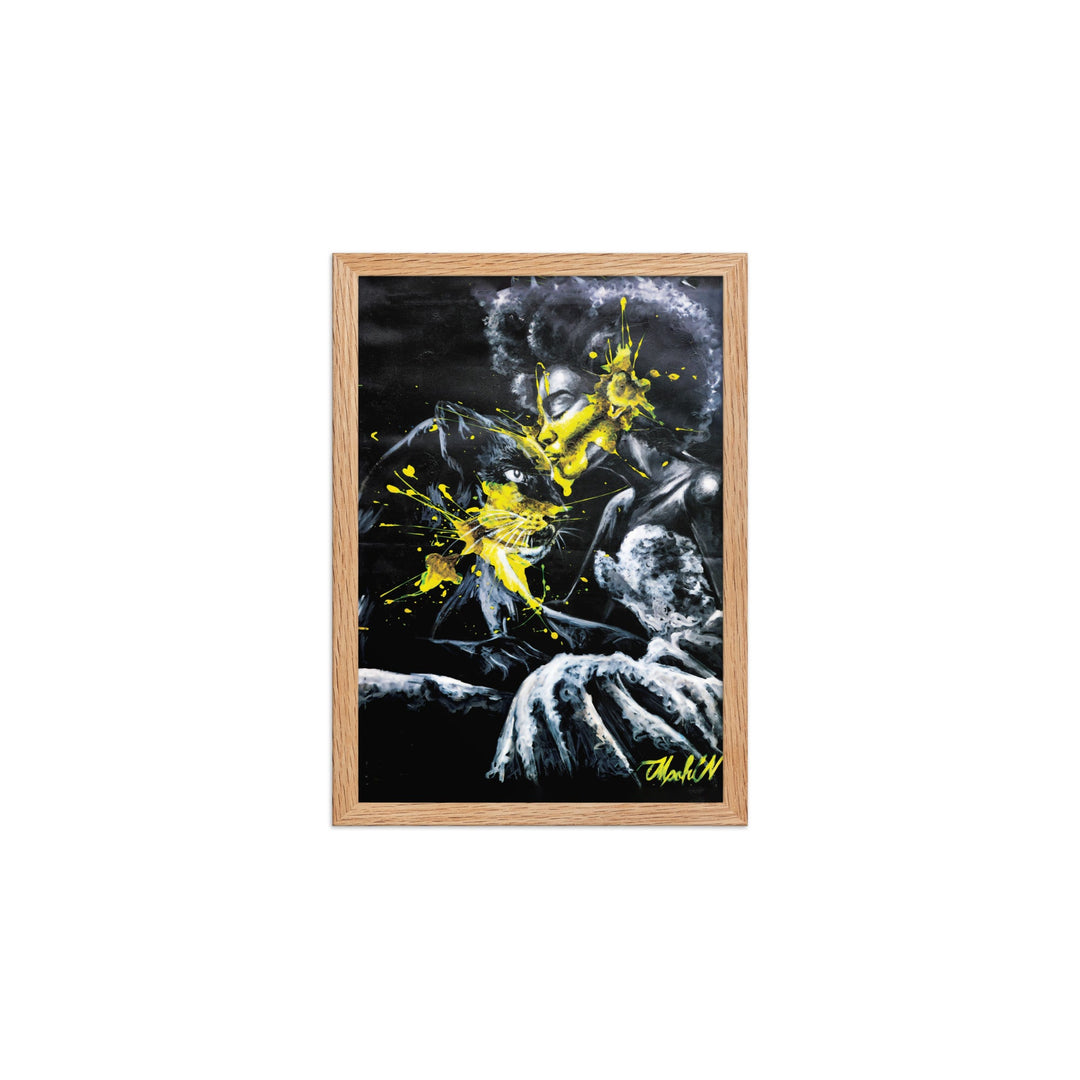 Poster - Panther Spirit, Nokuthula M Mpofu Oak / A2 (42×59.4 cm) artlia