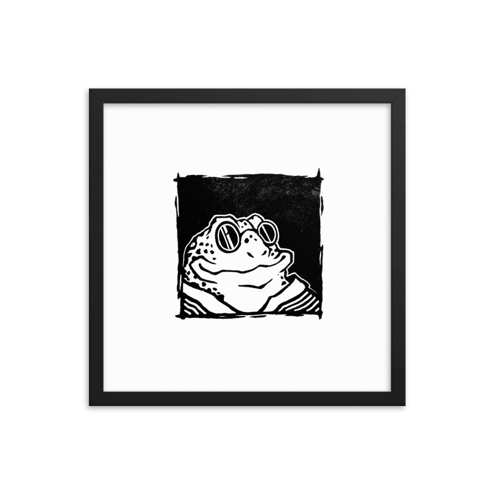 Poster - Pavel Frosch Schwarz / 41x41 cm (16″×16″) artlia