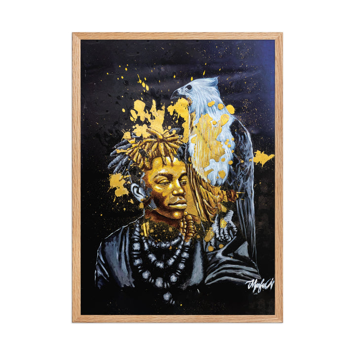 Poster - Royal Spirit (the Crown Prince), Nokuthula M Mpofu Oak / 50×70 cm artlia