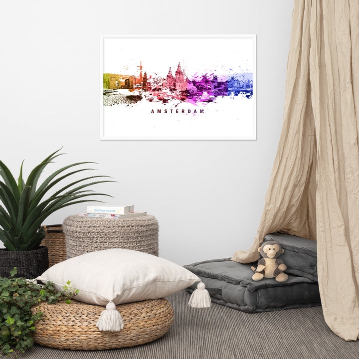 Poster - Skyline Amsterdam artlia