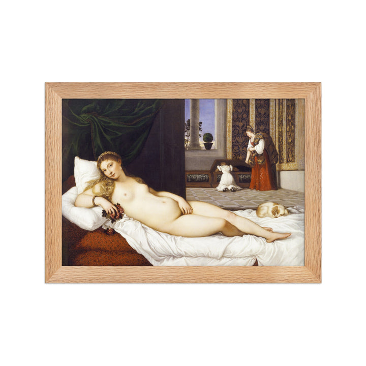 Poster - Tizian, Venus von Urbino Oak / 21×30 cm artlia