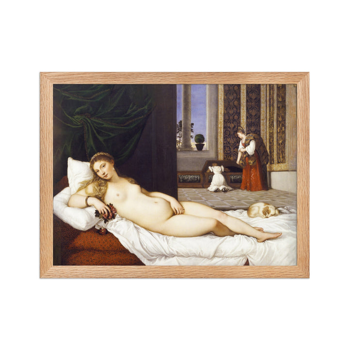 Poster - Tizian, Venus von Urbino Oak / 30×40 cm artlia