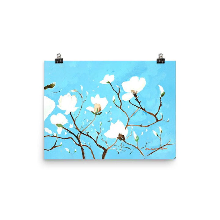 A Thousand, Shiny Magnolia - Poster 30x41 cm artlia