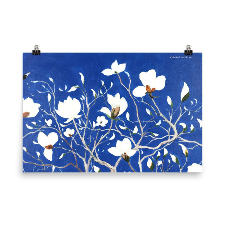 A Thousand, Splendid Magnolia - Poster 30x45 cm artlia