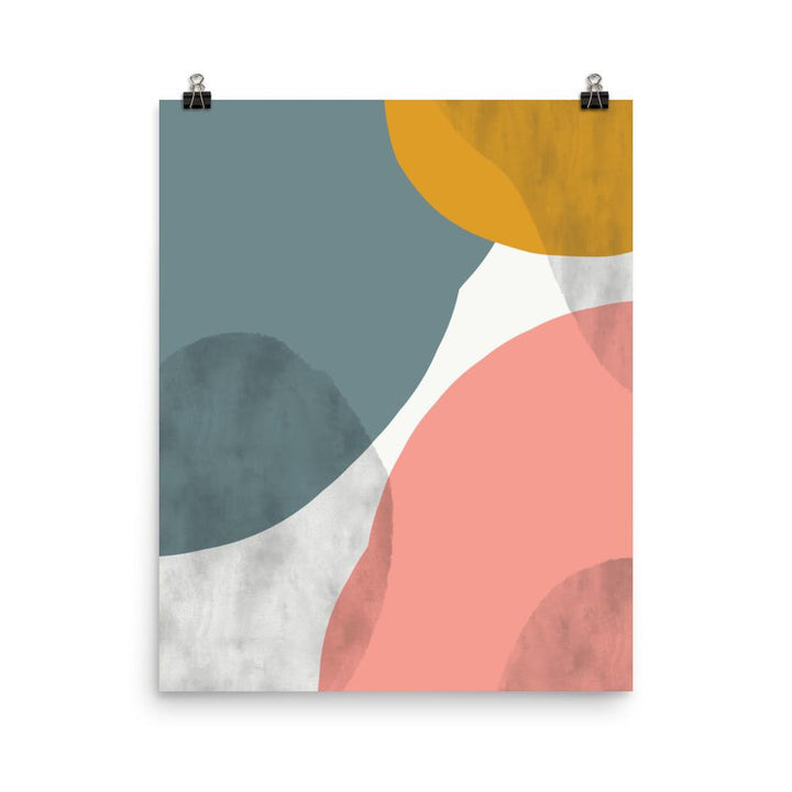 Abstract Circles - Poster 20x25 cm artlia