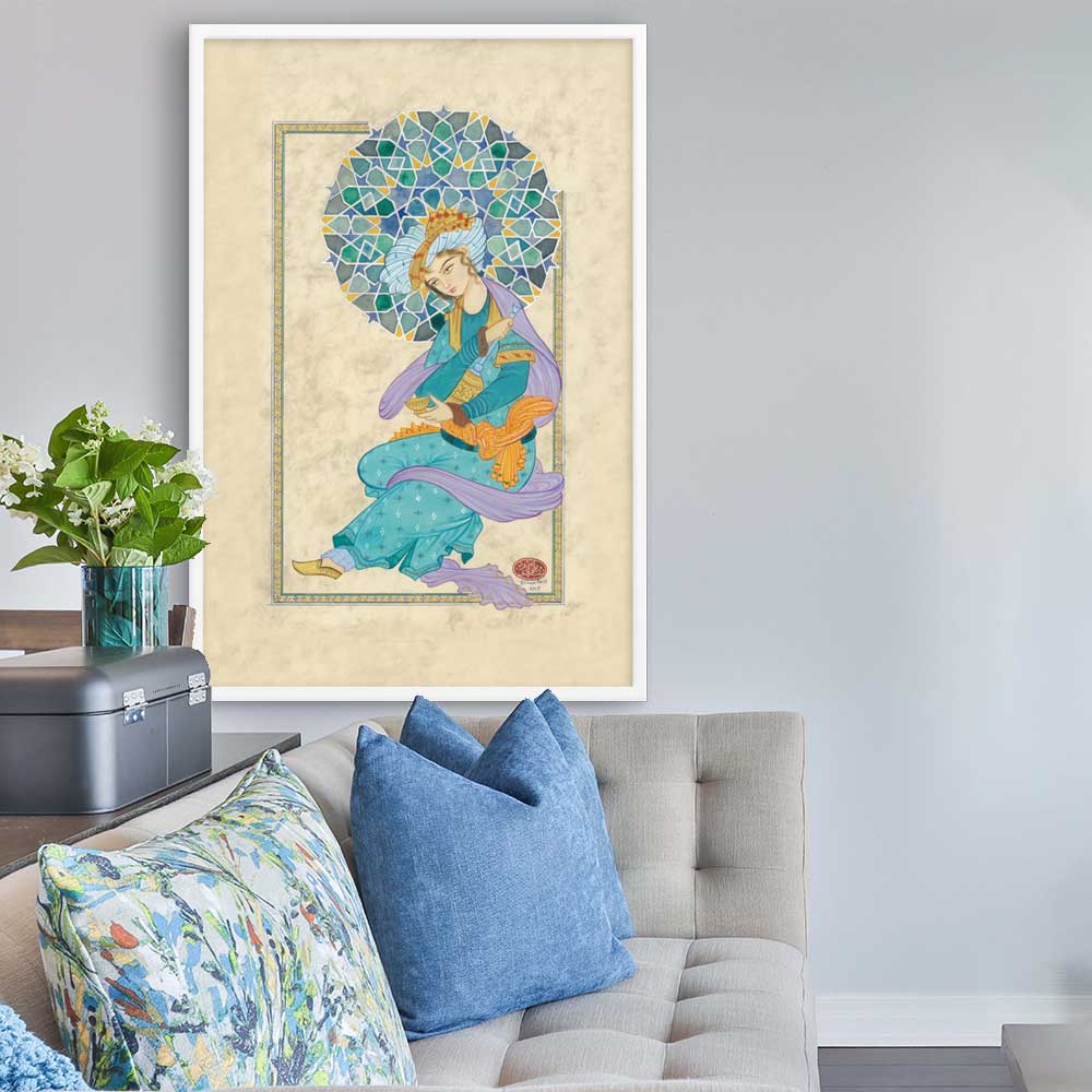 Der Persische Mann - Poster artlia